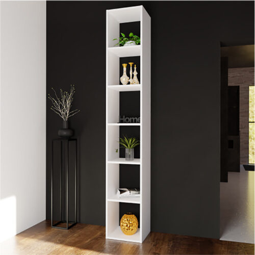 Colonne bibliothèque sans fond 6 compartiments