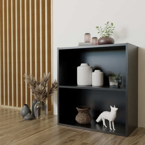 Meuble étagère en largeur avec fond