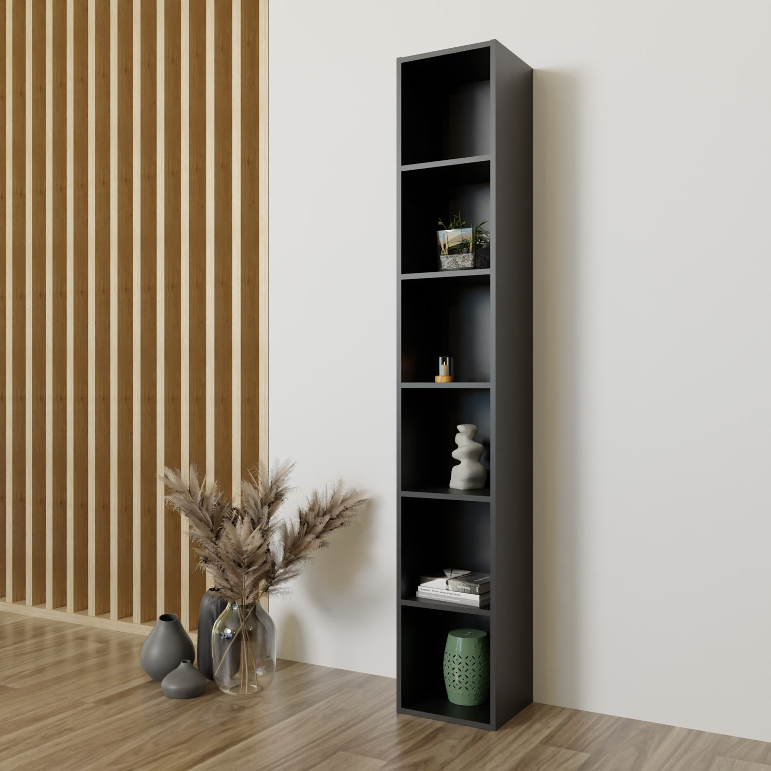 Colonne bibliothèque noire - Tikideco