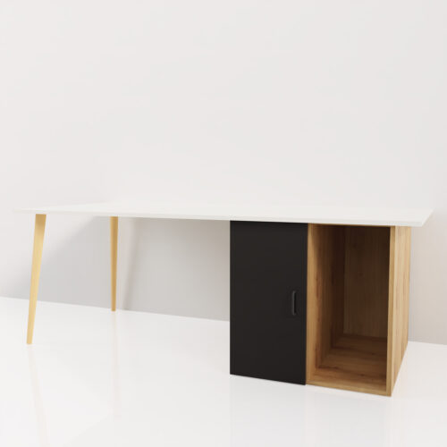 Bureau contemporain avec 2 caissons