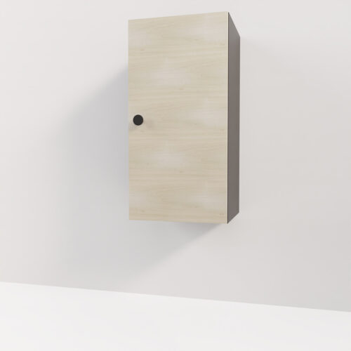 Cache boitier électrique noir et blanc <br> 40x80x35cm - Tikideco