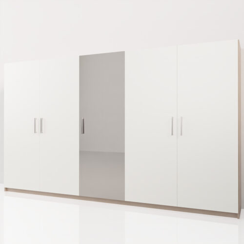 Dressing chambre à coucher luxe <br> 310x40x180cm - Tikideco