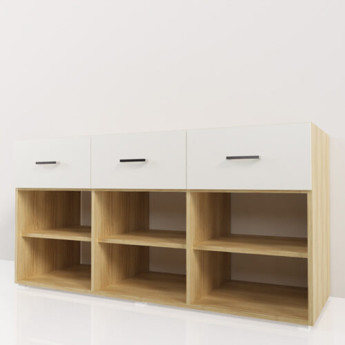 Meuble de rangement de salle de bain <br> 160x55x80cm - Tikideco