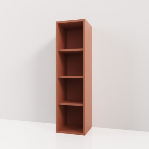 Petite étagère de rangement, 4 étagères, bois <br> 30x110x30cm - Tikideco