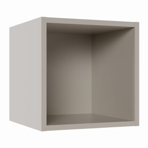 Tikub, étagère murale cube, 25x25x25cm <br> Gris argile