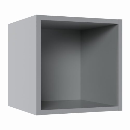 Tikub, étagère murale cube, 25x25x25cm <br> Gris macadam