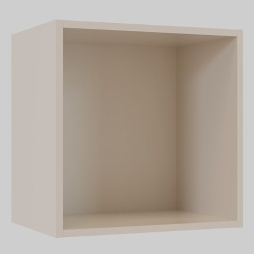 Tikub, étagère murale cube, 35x35x25cm <br> Gris Clair