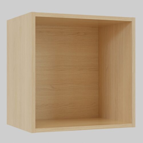 Tikub, étagère murale cube, 35x35x25cm <br> Chene vincenza