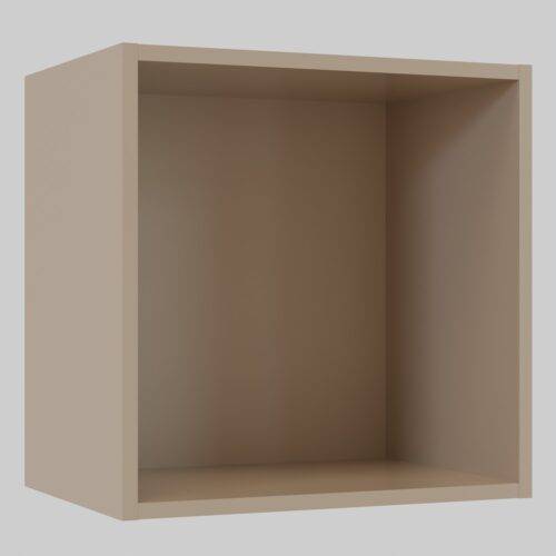 Tikub, étagère murale cube, 35x35x25cm <br> Gris Argile