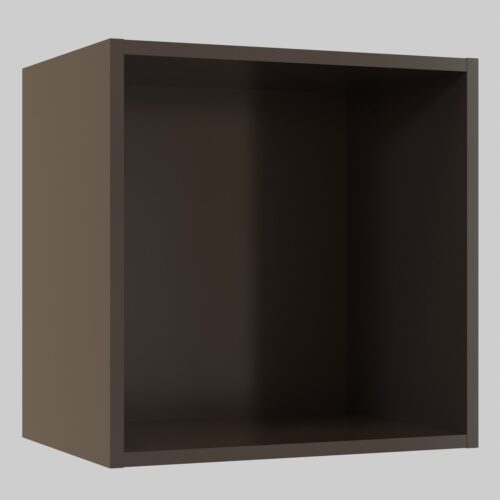 Tikub, étagère murale cube, 35x35x25cm <br> Noir