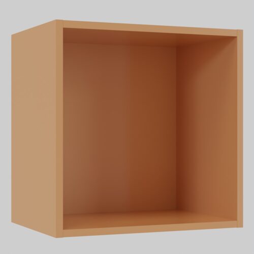 Tikub, étagère murale cube, 35x35x25cm <br> Nude terracota
