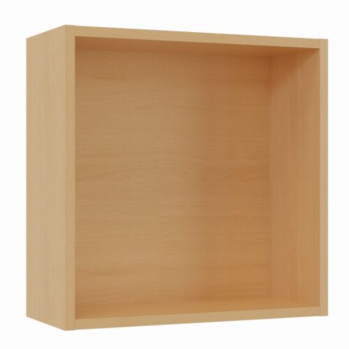 Tikub, étagère murale cube, 35x35x15cm <br> Hetre du tyrol