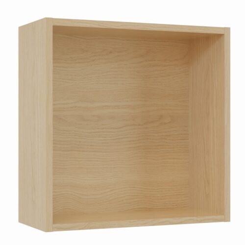 Tikub, étagère murale cube, 35x35x15cm <br> Chene vincenza