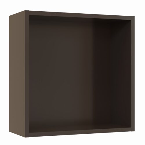 Tikub, étagère murale cube, 35x35x15cm <br> Noir soft