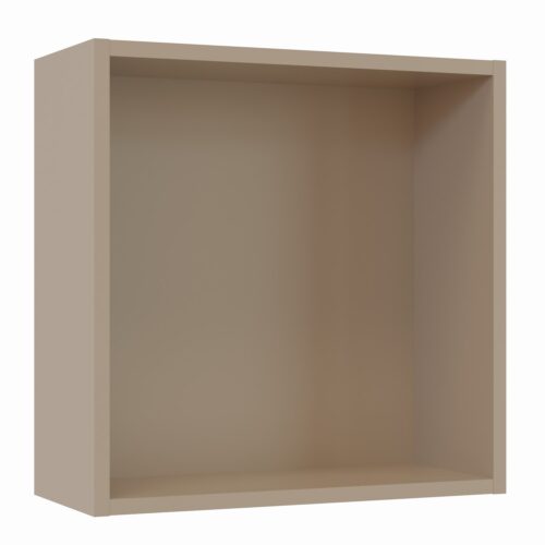 Tikub, étagère murale cube, 35x35x15cm <br> Gris argile