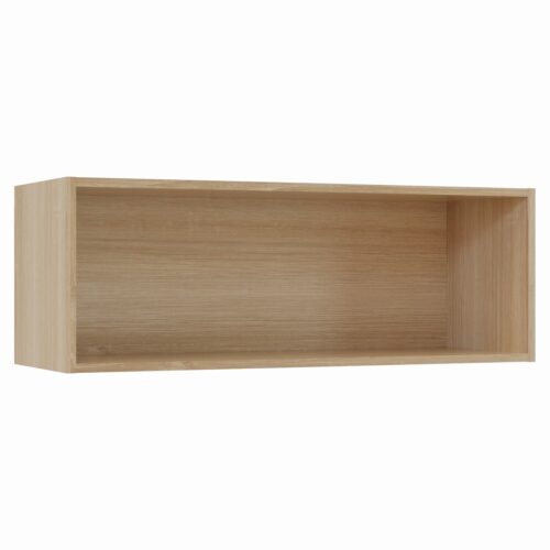 Tikub, étagère murale rectangulaire, 70x25x25cm <br> Chene bordalino naturel