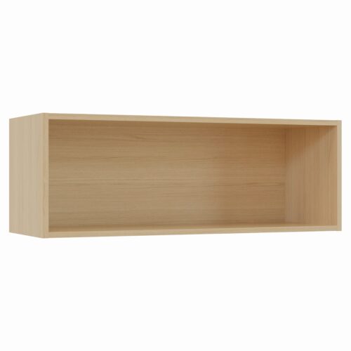 Tikub, étagère murale rectangulaire, 70x25x25cm <br> Chene vincenza
