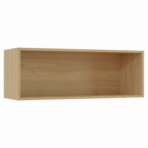 Tikub, étagère murale rectangulaire, 70x25x25cm <br> Chene sauvage naturel