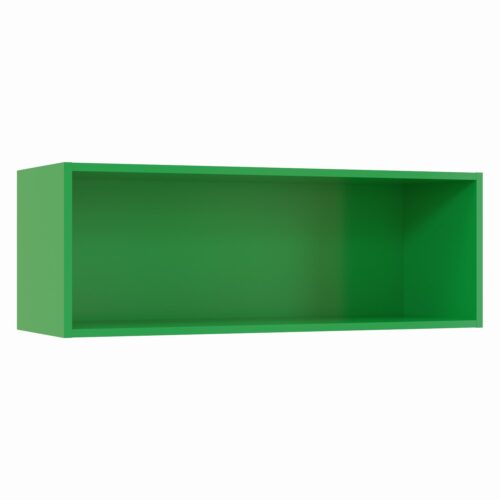 Tikub, étagère murale rectangulaire, 70x25x25cm <br> Vert printemps