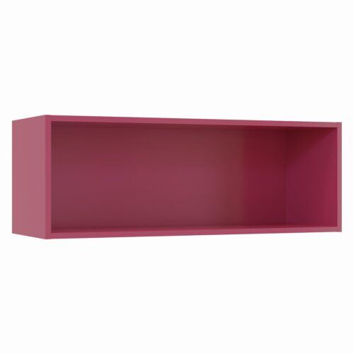 Tikub, étagère murale rectangulaire, 70x25x25cm <br> Rose fuschia