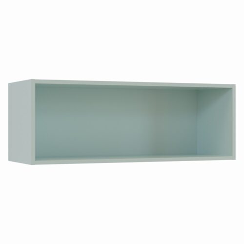Tikub, étagère murale rectangulaire, 70x25x25cm <br> Bleu glacier
