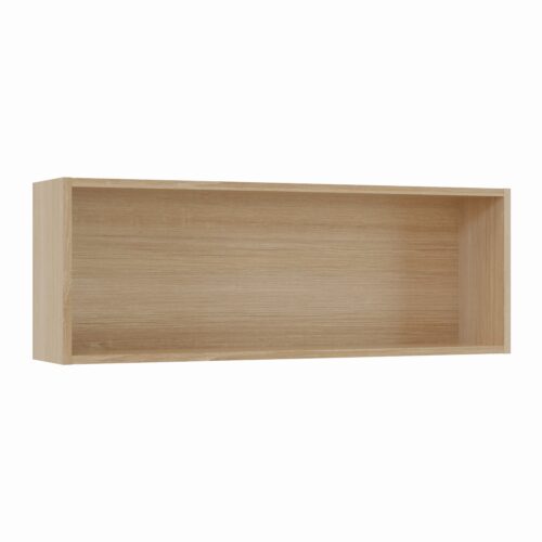 Tikub, étagère murale rectangulaire, 70x25x15cm <br> Chene bordalino naturel
