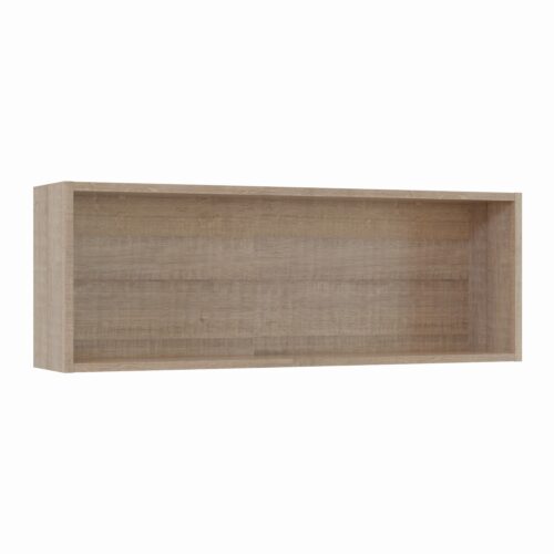 Tikub, étagère murale rectangulaire, 70x25x15cm <br> Chene arizona gris