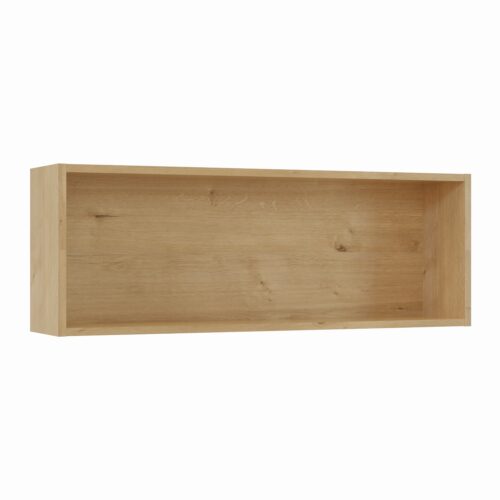 Tikub, étagère murale rectangulaire, 70x25x15cm <br> Chene hamilton