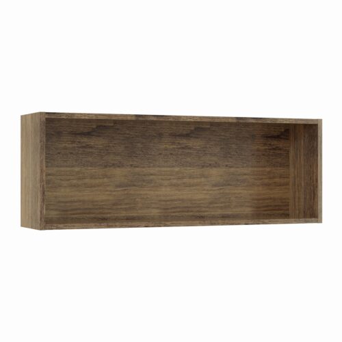 Tikub, étagère murale rectangulaire, 70x25x15cm <br> Chene sante fe