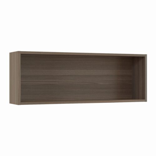 Tikub, étagère murale rectangulaire, 70x25x15cm <br> Fleetwood brun