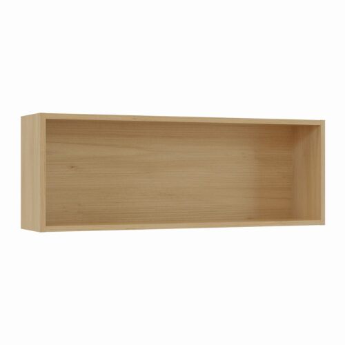 Tikub, étagère murale rectangulaire, 70x25x15cm <br> Chene sauvage naturel