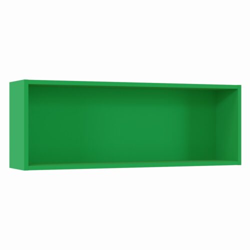 Tikub, étagère murale rectangulaire, 70x25x15cm <br> Vert printemps
