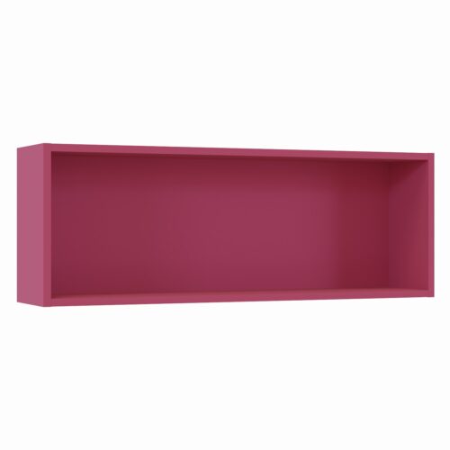Tikub, étagère murale rectangulaire, 70x25x15cm <br> Rose fuschia