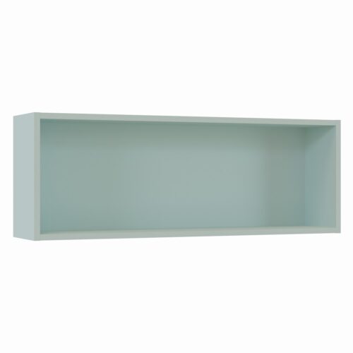 Tikub, étagère murale rectangulaire, 70x25x15cm <br> Bleu glacier