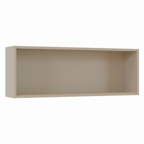 Tikub, étagère murale rectangulaire, 70x25x15cm <br> Gris galet