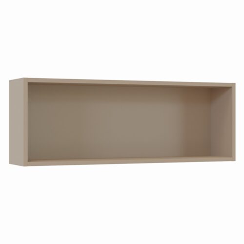 Tikub, étagère murale rectangulaire, 70x25x15cm <br> Gris argile