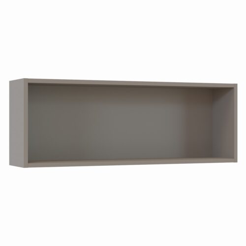 Tikub, étagère murale rectangulaire, 70x25x15cm <br> Gris macadam