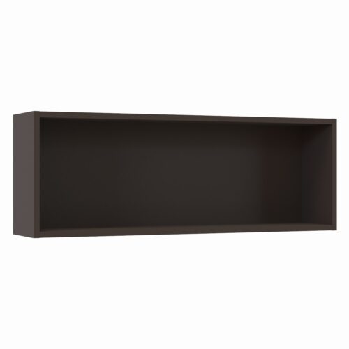 Tikub, étagère murale rectangulaire, 70x25x15cm <br> Noir