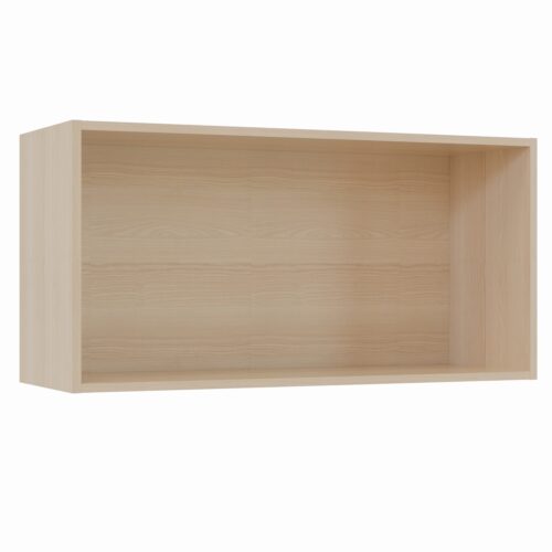 Tikub, étagère murale rectangulaire, 70x35x25cm <br> Frene de lyon