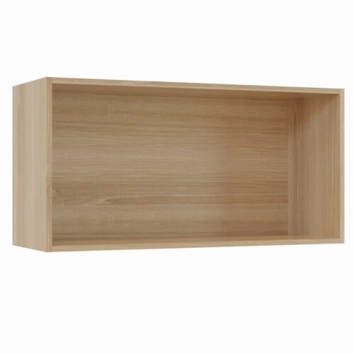 Tikub, étagère murale rectangulaire, 70x35x25cm <br> Chene bordalino naturel