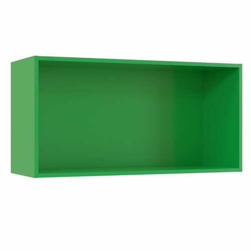 Tikub, étagère murale rectangulaire, 70x35x25cm <br> Vert printemps