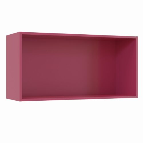 Tikub, étagère murale rectangulaire, 70x35x25cm <br> Rose fuschia