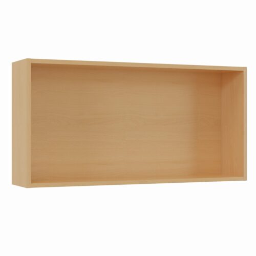 Tikub, étagère murale rectangulaire, 70x35x15cm <br> Hetre du tyrol