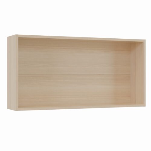 Tikub, étagère murale rectangulaire, 70x35x15cm <br> Frene de lyon