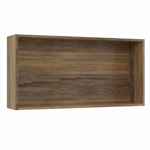 Tikub, étagère murale rectangulaire, 70x35x15cm <br> Chene sante fe
