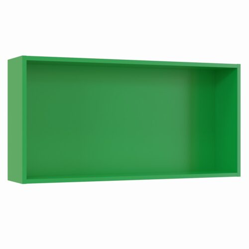 Tikub, étagère murale rectangulaire, 70x35x15cm <br> Vert printemps