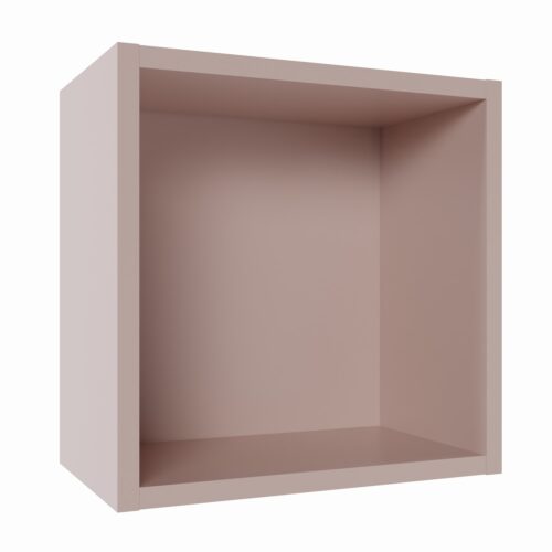 Tikub, étagère murale cube, 25x25x15cm <br> Rose antique