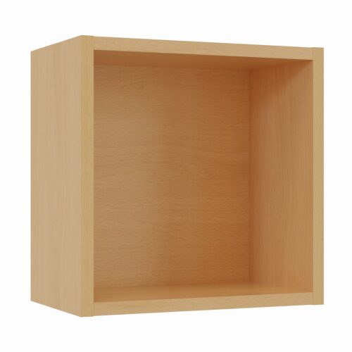 Tikub, étagère murale cube, 25x25x15cm <br> Hetre du Tyrol