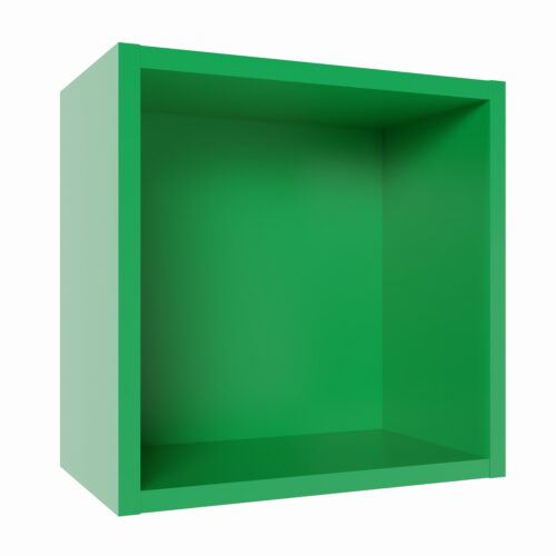 Tikub, étagère murale cube, 25x25x15cm <br> Vert Printemps