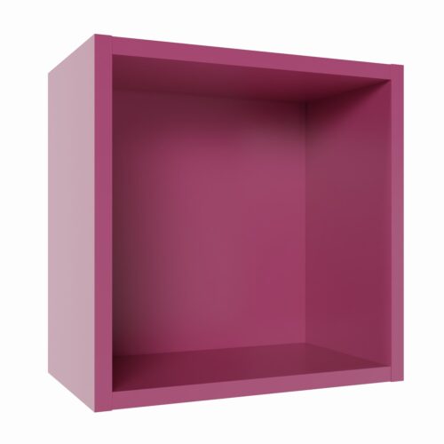 Tikub, étagère murale cube, 25x25x15cm <br> Rose Fuschia
